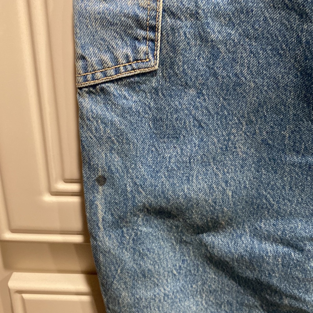 NWT Free People We The Free Loren Barrel Jeans Denim 32 high rise - Picture 6 of 13